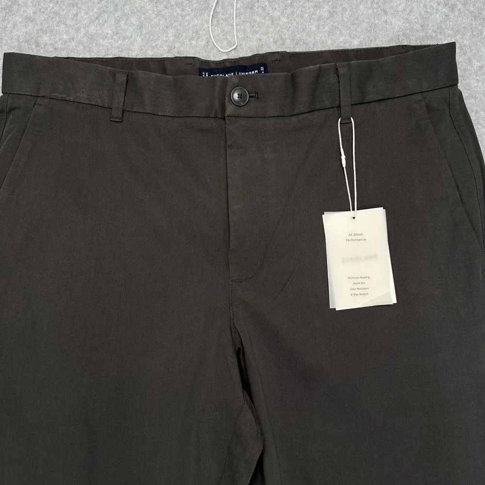 Everlane Uniform Performance Chino Slim Fit Slate Grey Mens Pants 30x34 NEW
